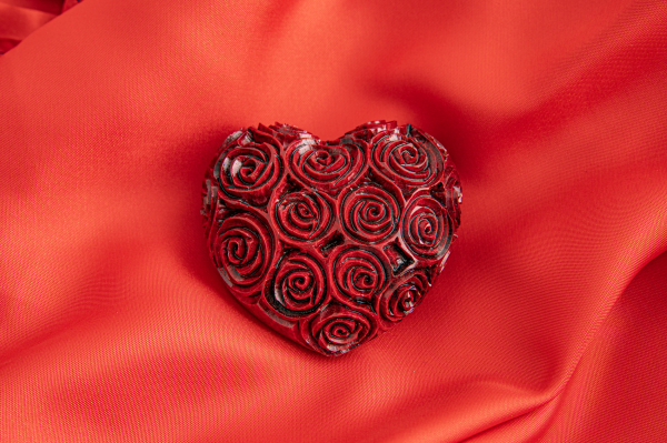 Rosenherz Speckstein groß